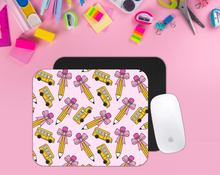 Load image into Gallery viewer, Pretty in Pink Teacher Mouse Pad
