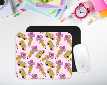 Load image into Gallery viewer, Pretty in Pink Teacher Mouse Pad
