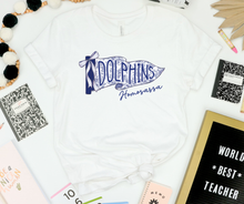 Load image into Gallery viewer, Dolphins Pennant Tee
