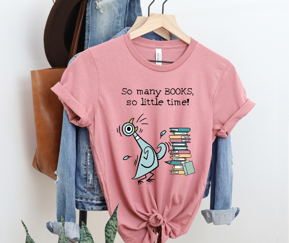 So many books! Tee