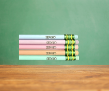 Load image into Gallery viewer, Personalized Pastel Pencil 5-Pack
