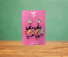 Load image into Gallery viewer, Grade Level Confetti Earring
