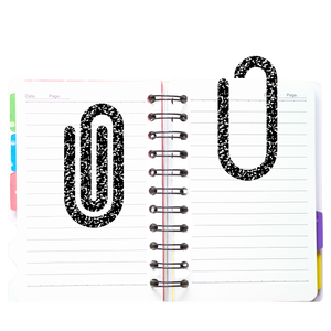 Notebook Theme Paper Clip