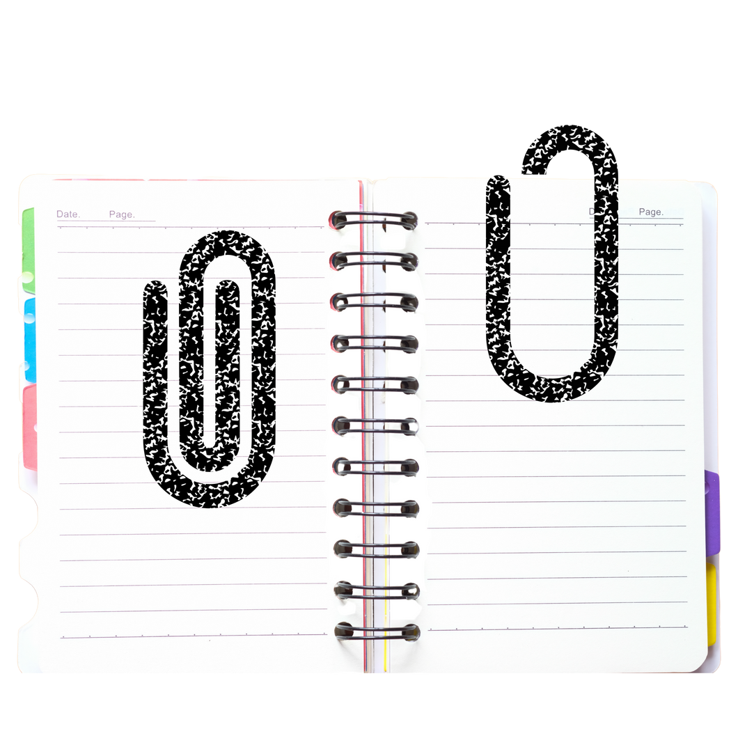 Notebook Theme Paper Clip